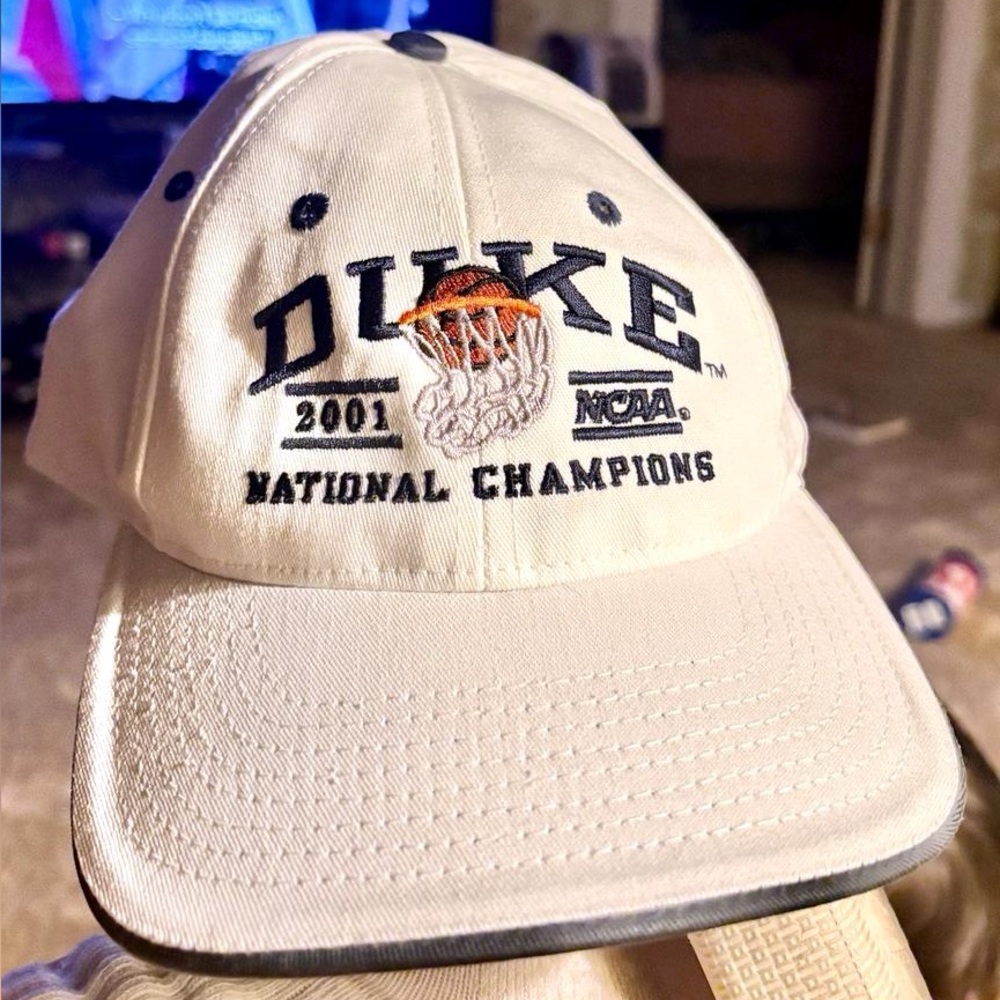 Vintage Duke University 2001 NCAA National Champions Hat Snapback